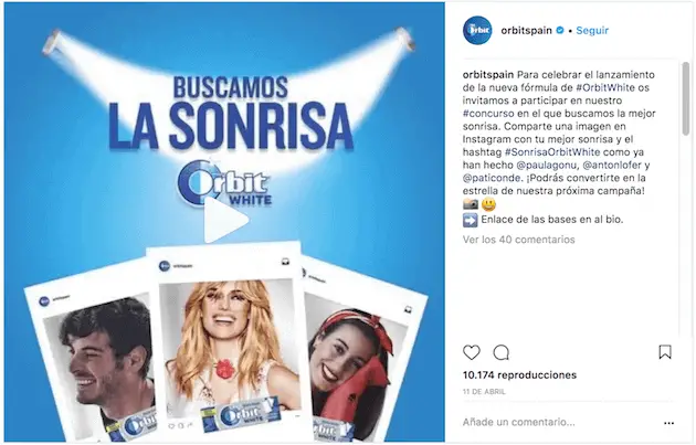 Anuncio publicitario en español