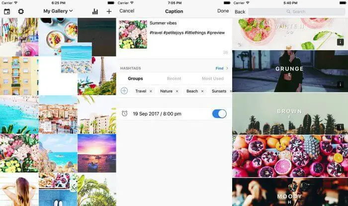 App para organizar fotos instagram