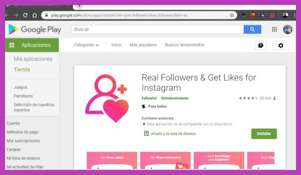 Apps para conseguir seguidores en instagram