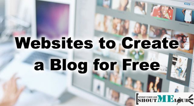 Create a blog for free
