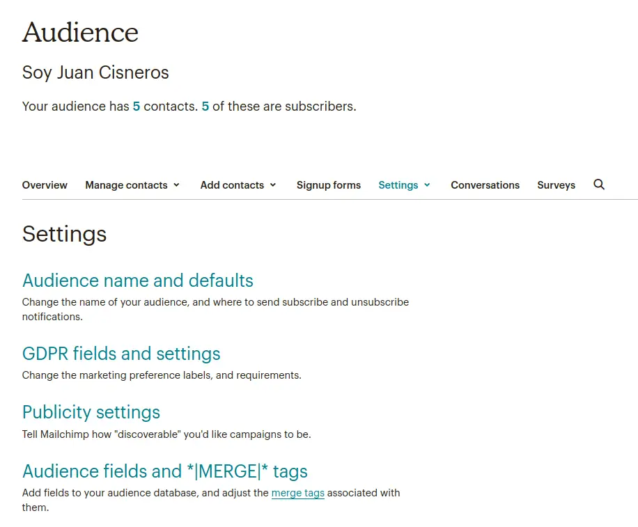 ¿cuántos suscriptores puedo tener en mailchimp?