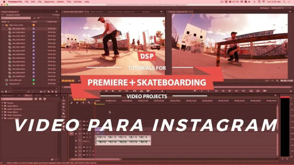 Editar video para instagram