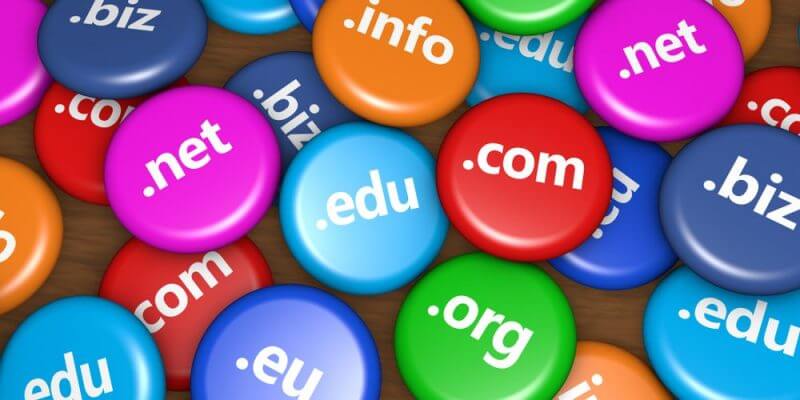 Ejemplos de dominios de internet