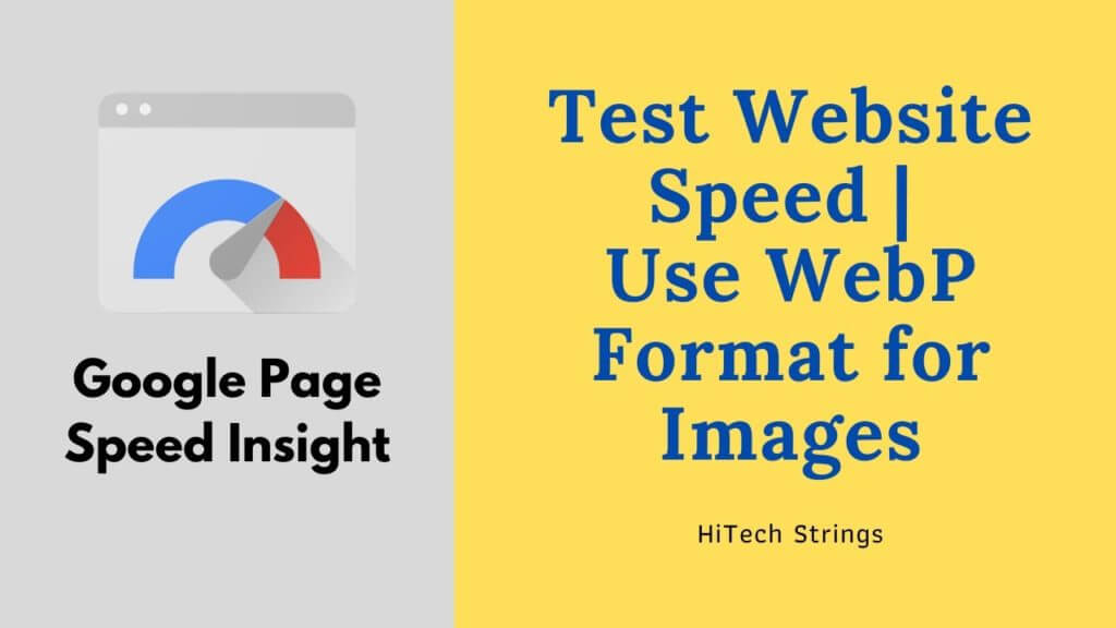 Google web speed test