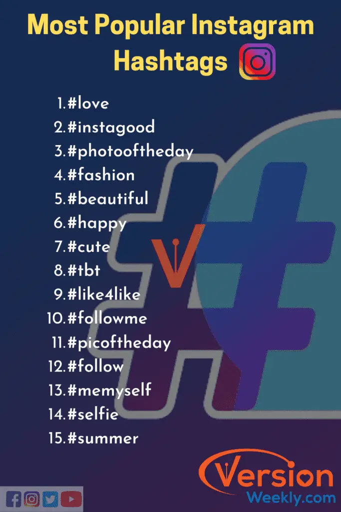 Hashtags for likes for instagram