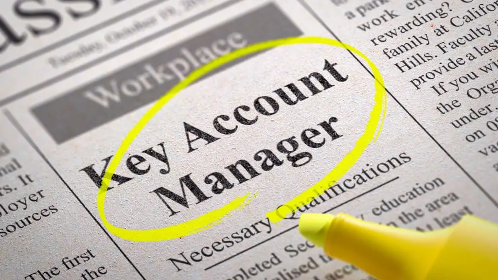 Key account manager significado