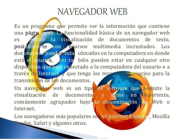 Navegador de internet definicion