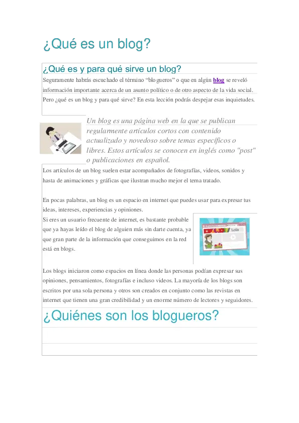 ¿qué es un blog en español?