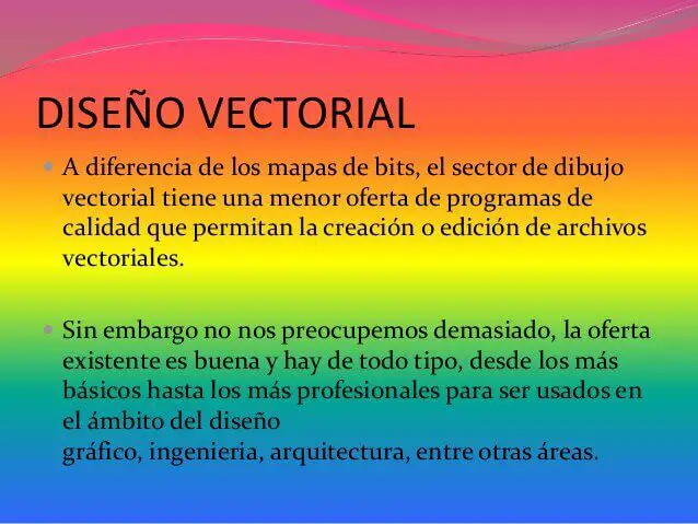 ¿qué es un diseño vectorial y un ejemplo?