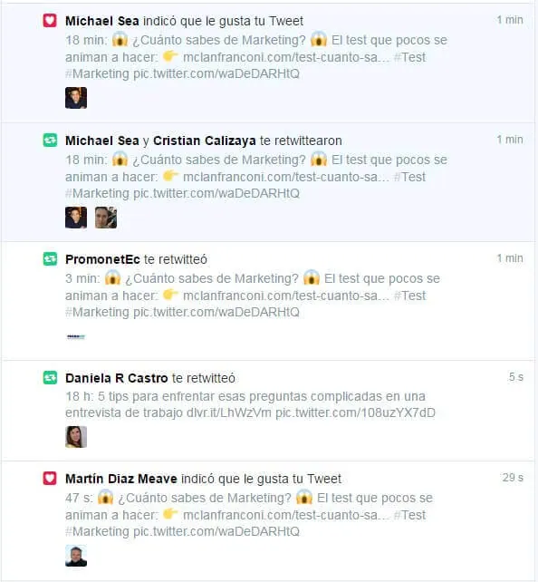 ¿qué es un tweet ejemplos?