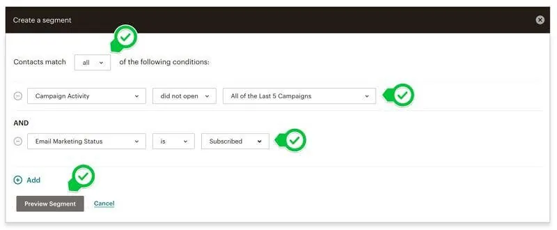 ¿qué significa limpiado en mailchimp?