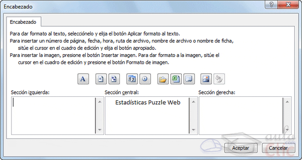 ¿qué va en el encabezado y en el pie de página?