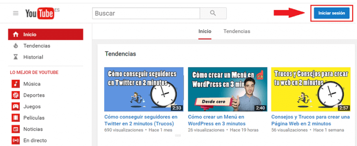 Cómo hacer un youtube