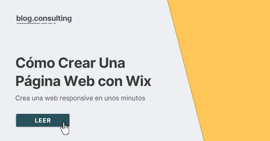 Crear un blog wix