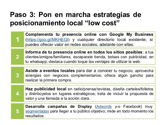 ¿cuál es el primer paso para usar un directorio local?