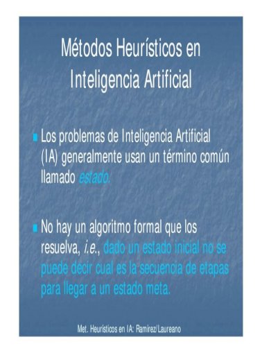 ¿qué es heurística en inteligencia artificial?