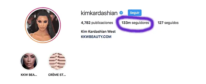 Que significa 1k en instagram