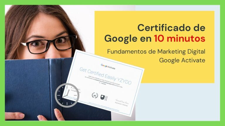 Las respuestas de certificación fundamentos de marketing digital de google