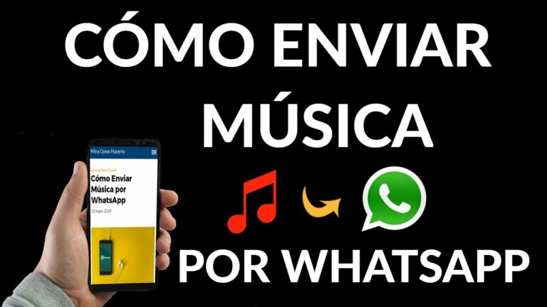 Como enviar un tema musical por whatsapp
