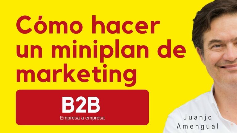 Plan de marketing b2b ejemplo