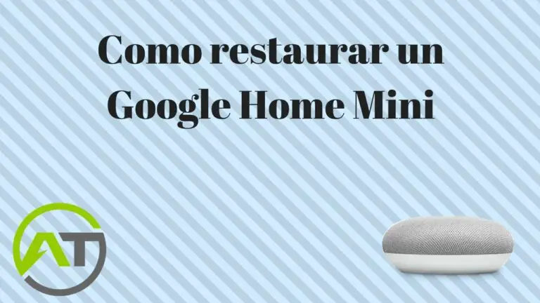 Como reiniciar google home mini