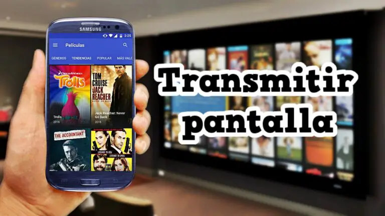 Como compartir pantalla movil con tv