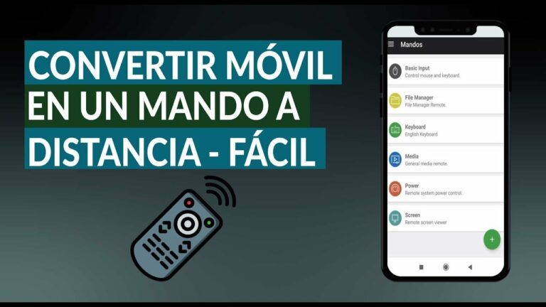 Usar mi movil como mando a distancia