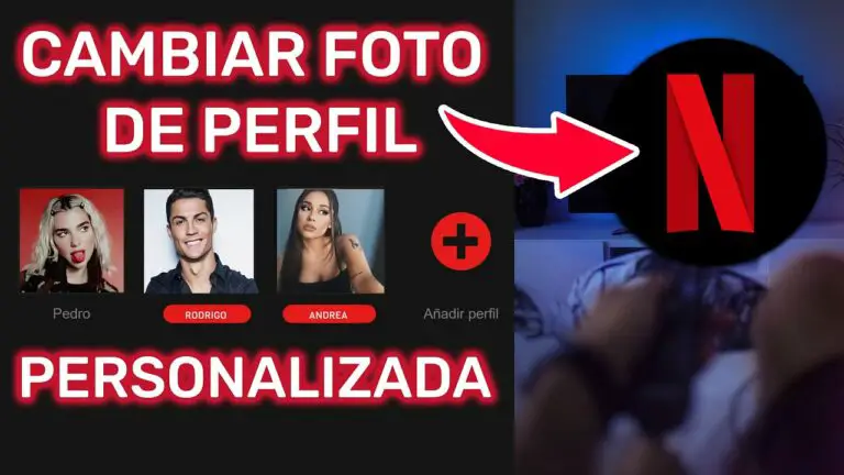 Como cambiar el avatar de netflix