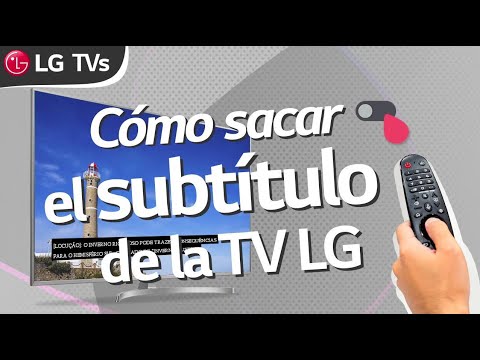 Como quitar subtitulos de tv lg