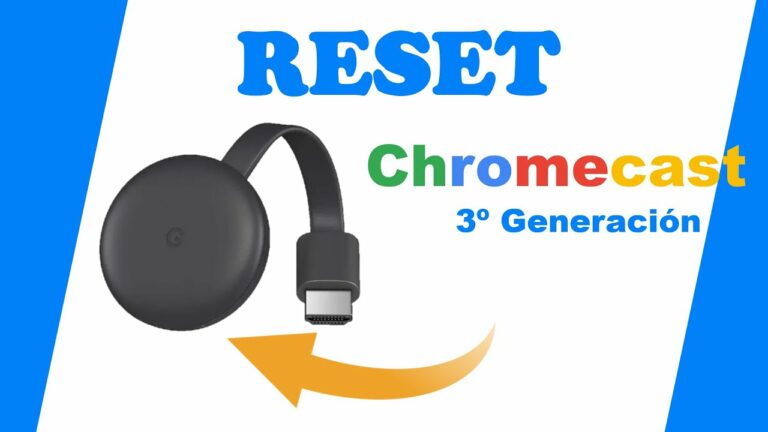 Como restaurar de fabrica google chromecast