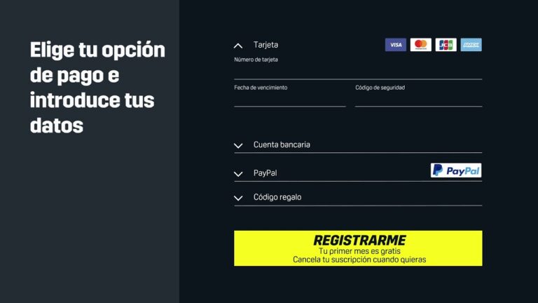 Como registrarse en dazn con movistar