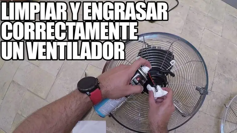 Como limpiar las aspas de un ventilador