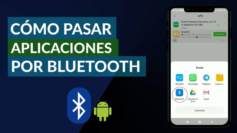 Como pasar aplicaciones de un móvil a otro por bluetooth